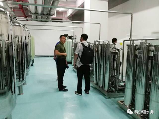 杏耀平台总司理和向导考察西丽人民医院纯水系统工程